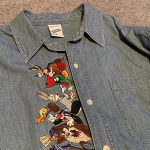 Warner Bros. Looney Tunes Button Down Shirt